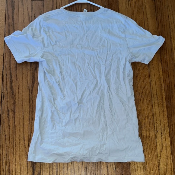 Bella Canvas “Panda” White Tee with Gold Graphic - Picture 5 of 5